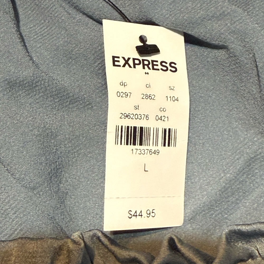 πΈ NWTβ Express Off-the-Shoulder Ruffle Trim Blouse - Size Large πΈ - Picture 4 of 6